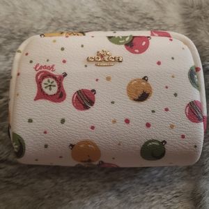 Coach Boxy Mini Cosmetic Case With Ornament Print
